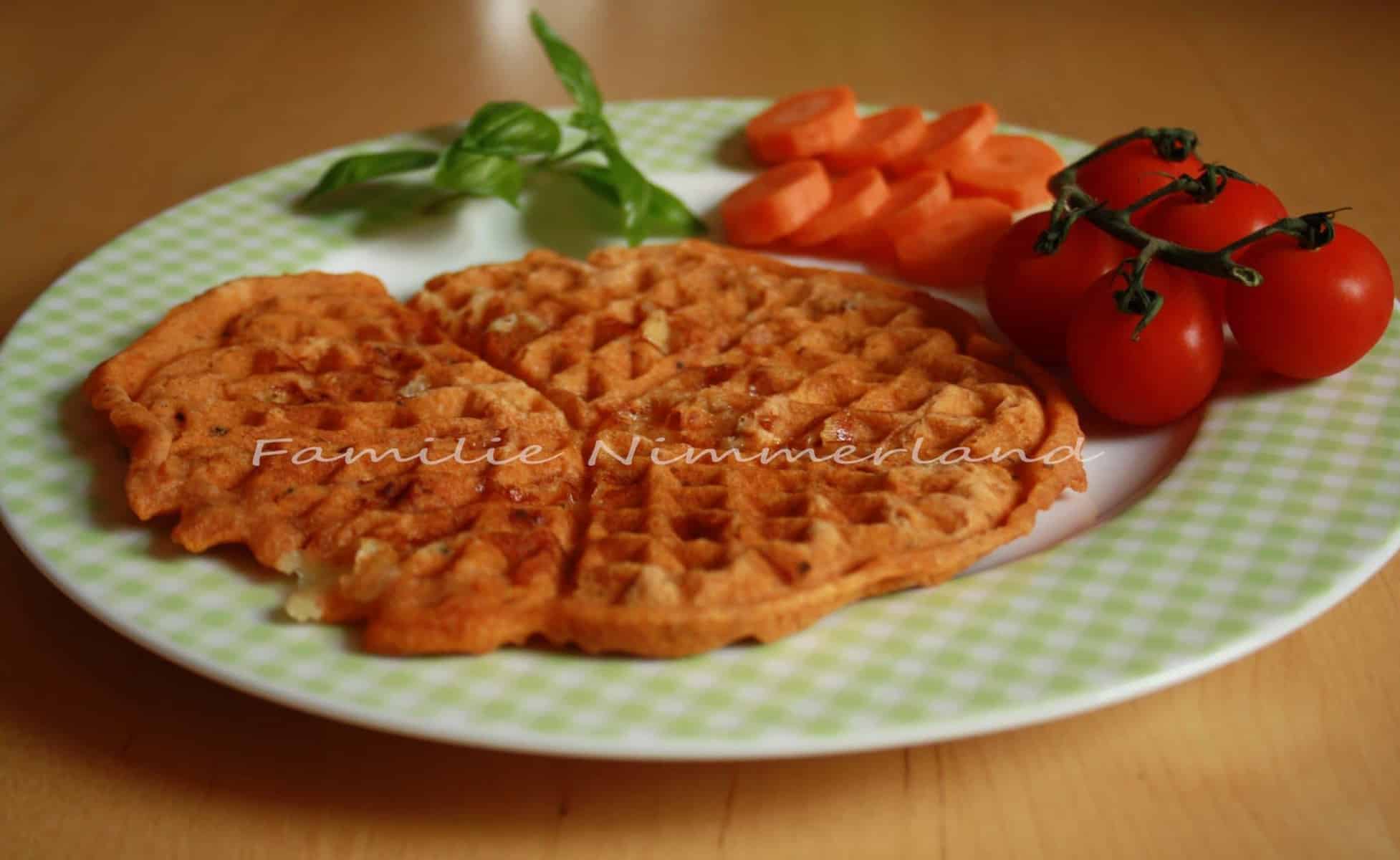 Snack Attack fürs Baby mit Pizzawaffeln