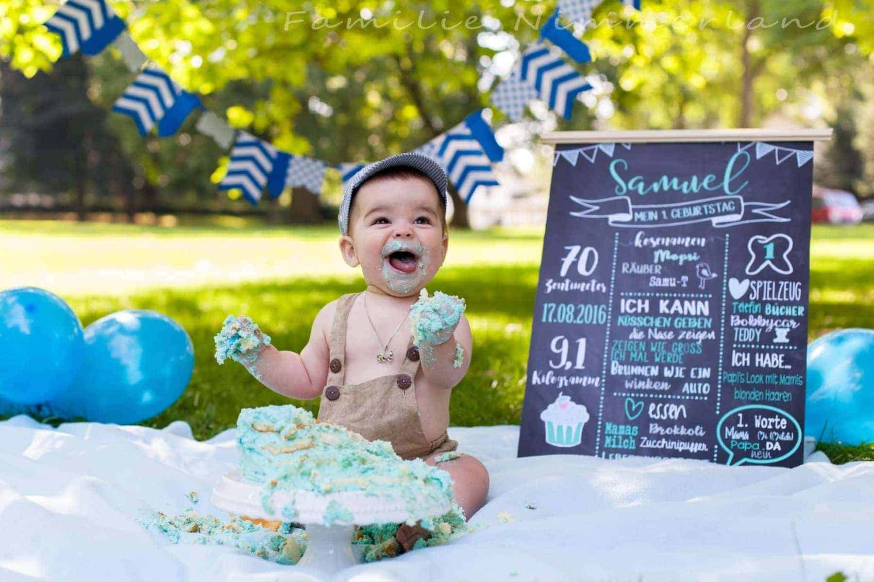Smash the cake – Ein bisschen blaues Glück