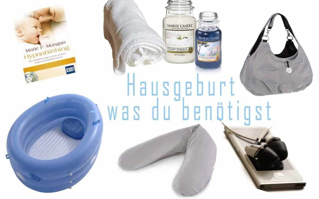 Hausgeburt Utensilien